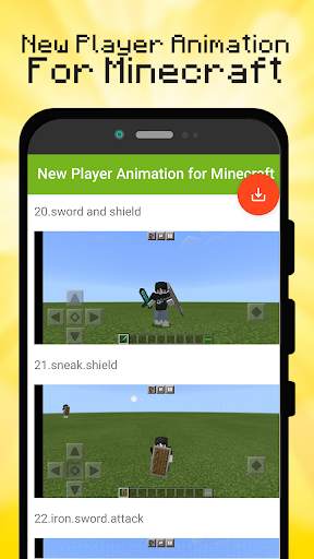 Player Animation Mod 3 تصوير الشاشة