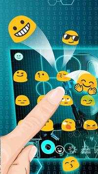 ai robot future keyboard blue 3 تصوير الشاشة