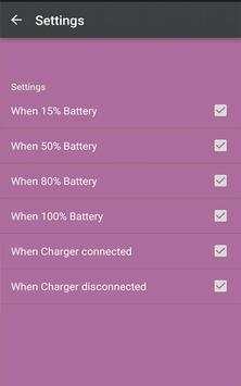 Talking Battery Status Alerts screenshot 8