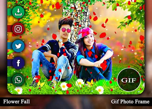 FlowerFall Gif Photo Editor 2019 8 تصوير الشاشة