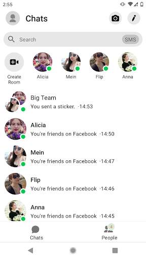 Messenger Lite Chat Conversation Prank screenshot 1