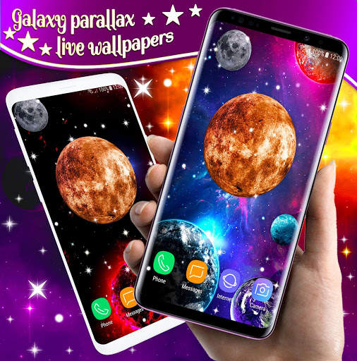 Galaxy Parallax Wallpaper 🌌 Night Live Wallpapers screenshot 4