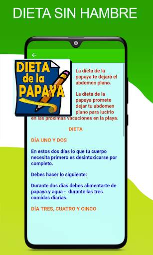 Dietas Para Bajar De Peso скриншот 5
