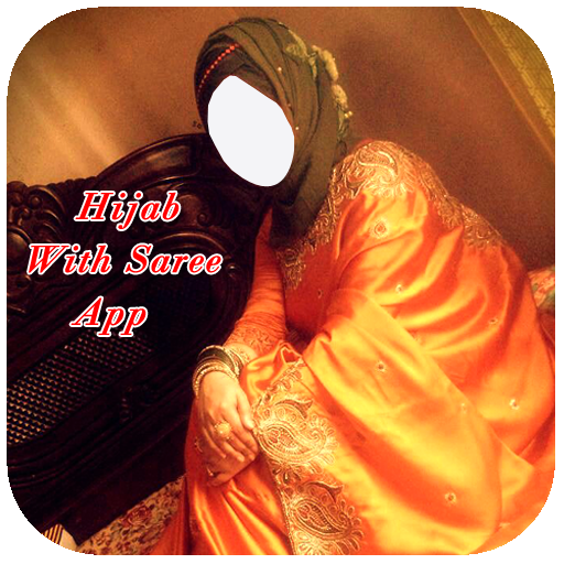 Hijab With Saree Photo Montage New icon