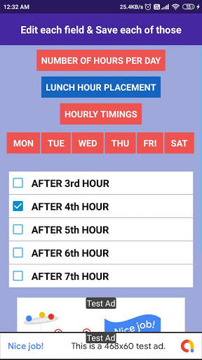 My Class Timetable screenshot 2