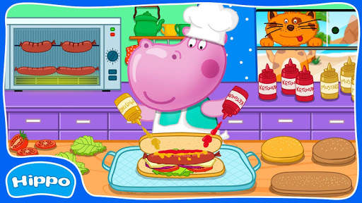 Cafe Hippo: Kids cooking game screenshot 3