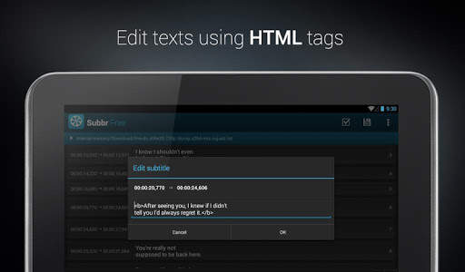 Subbr Free: Subtitle Editor screenshot 9