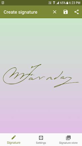 My Signature screenshot 1