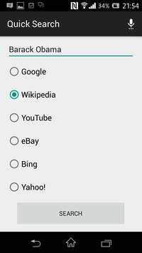 Quick Search screenshot 1
