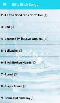 Billie Eilish..  Offline 50 Songs screenshot 1