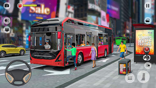 US City Bus Simulator 3d Games screenshot 5
