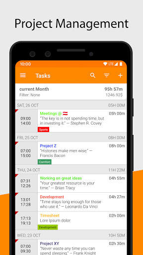 Timesheet - Time Tracker скриншот 2