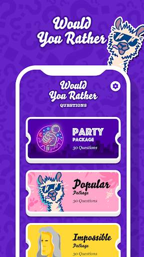 Would You Rather? - Hardest Choice for Party Game screenshot 1