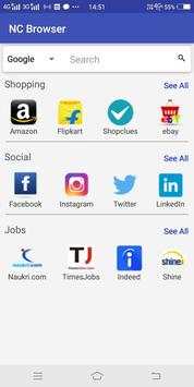 NetCure Browser screenshot 1