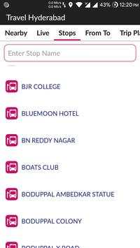 TSRTC - Travel Hyderabad Live City Bus Tracking screenshot 5