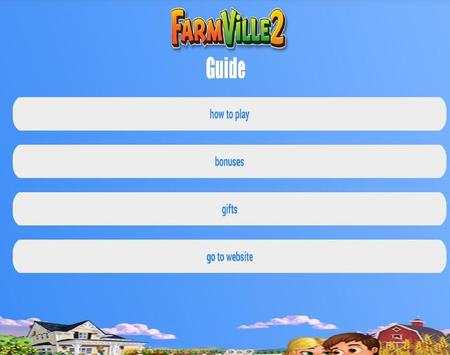 Free Farmville 2 Guide screenshot 1