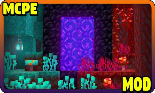 Nether Mod [Netherite Update] MCPE - Minecraft Mod screenshot 1