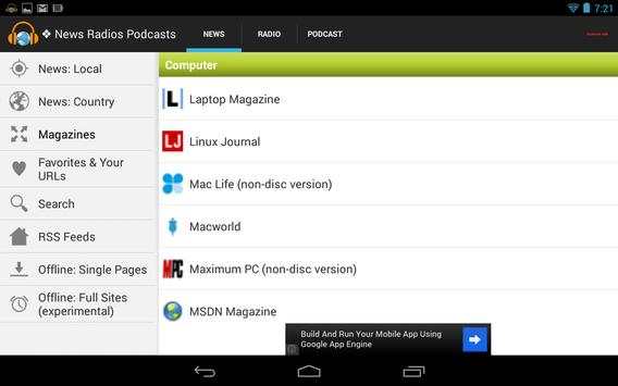 News Radios Podcasts screenshot 9