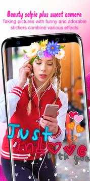 Beauty Selfie Plus – Sweet Camera & Face Stickers. screenshot 3
