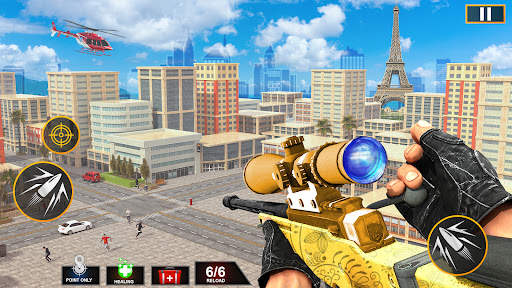 Banduk Game - Sniper Gun Games screenshot 6