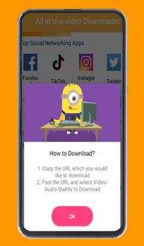 All social media Video Downloader for TikTok screenshot 5