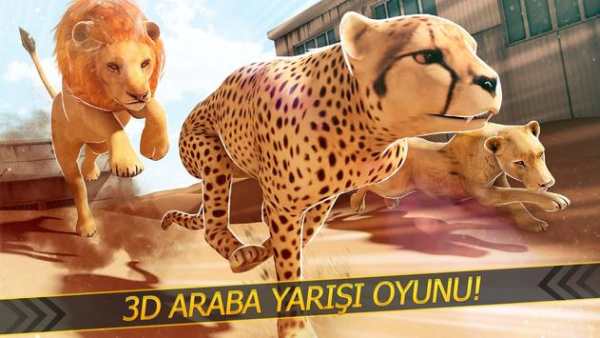 Leoparlar karşı Aslanlar - Vahşi Savan Yarış screenshot 7