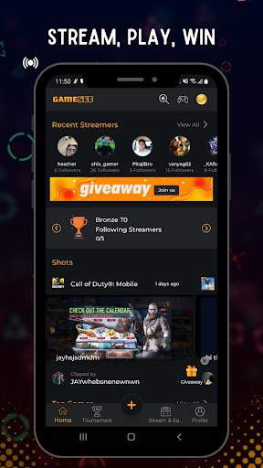 GameSee: Livestream Platform स्क्रीनशॉट 1