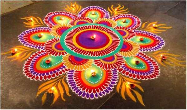 Diwali Rangoli Wallpaper screenshot 3