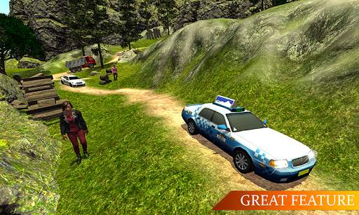 Offroad Real Taxi Car Simulator- Hill Cab Driver स्क्रीनशॉट 4