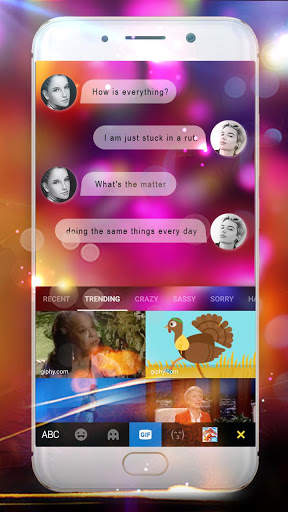Tema Keyboard Electric Tech screenshot 4