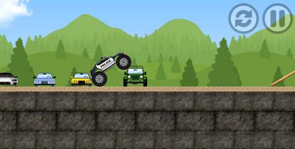 Driving Police Car In Town screenshot 2