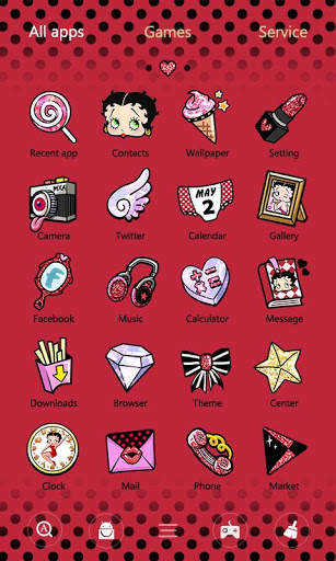 Betty Boop GO Launcher Theme screenshot 3