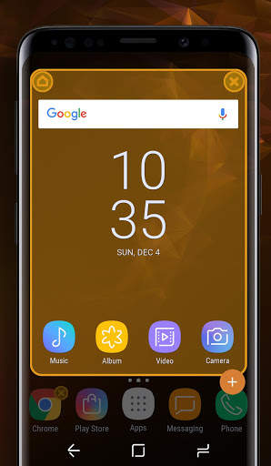 Galaxy S9 orange | Xperia™ Theme 5 تصوير الشاشة