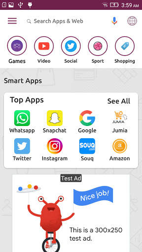 Fast Browser- all in one social app screenshot 1