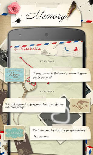 (FREE) GO SMS MEMORY THEME screenshot 1
