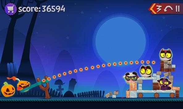 Angry Pumpkins Halloween स्क्रीनशॉट 1