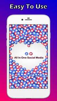 All in one social media and social network app screenshot 1