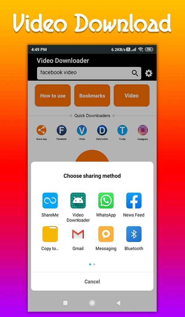 Video Downloader 2020 - Free Video Downloader app screenshot 5