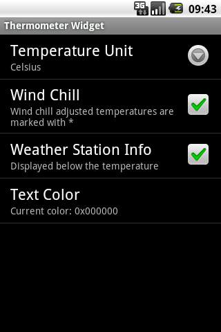 Thermometer Widget screenshot 2