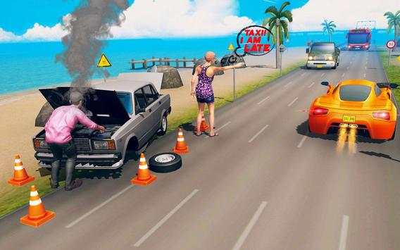 Offroad Hill Taxi Car Driving Simulator screenshot 2