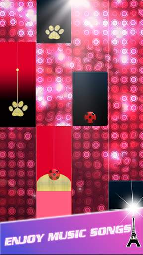 Piano Ladybug Noir Tiles - Season 2 screenshot 3