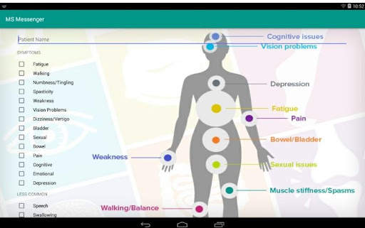 Multiple Sclerosis Messenger screenshot 1