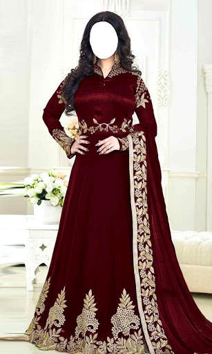 Women Anarkali Photo Suit screenshot 6