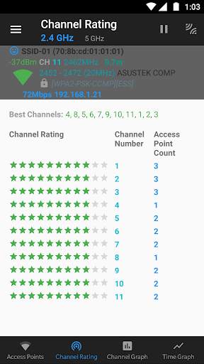 WiFi Analyzer (open-source) screenshot 11