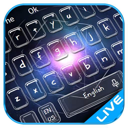 Live Star Black Hole Galaxy Keyboard Theme 10001002