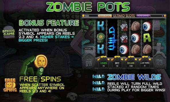 Zombie Pots Slots Free screenshot 3