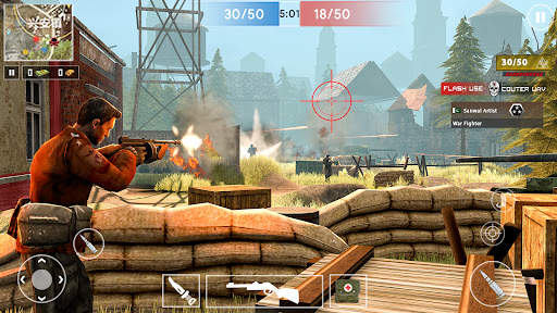 Gun Shooter Offline Game WW2: screenshot 2