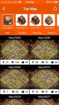 COC Maps - maps, xp calculator 2018 screenshot 2