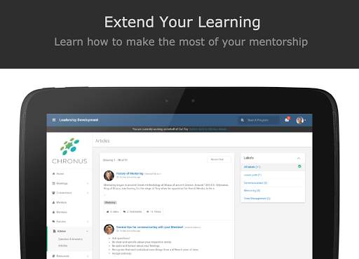 Chronus - Mobile Mentoring screenshot 12
