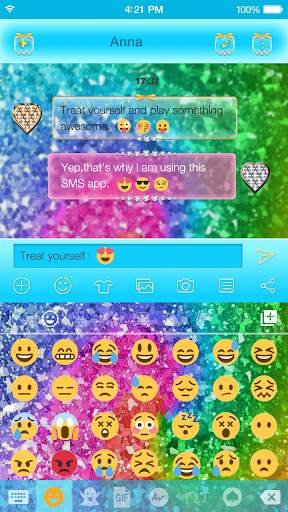 Flash Star Emoji Keyboard screenshot 2